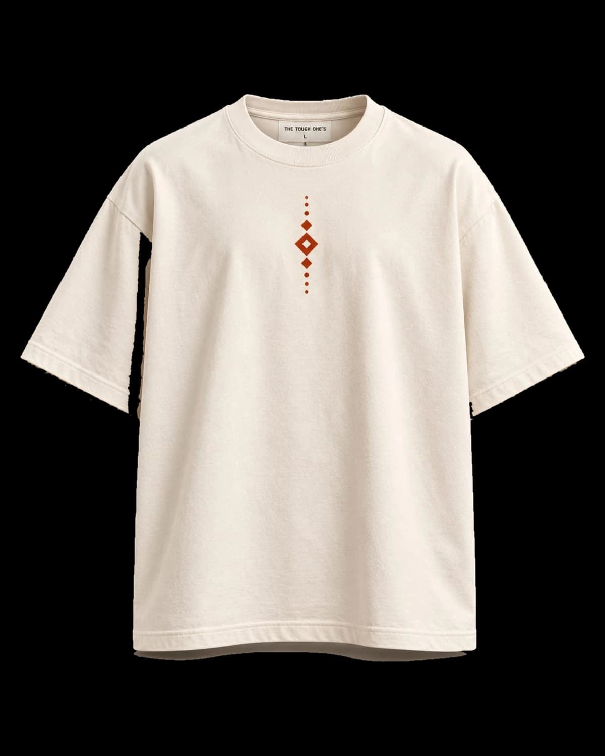 Full Circle Oversized Tee, front view